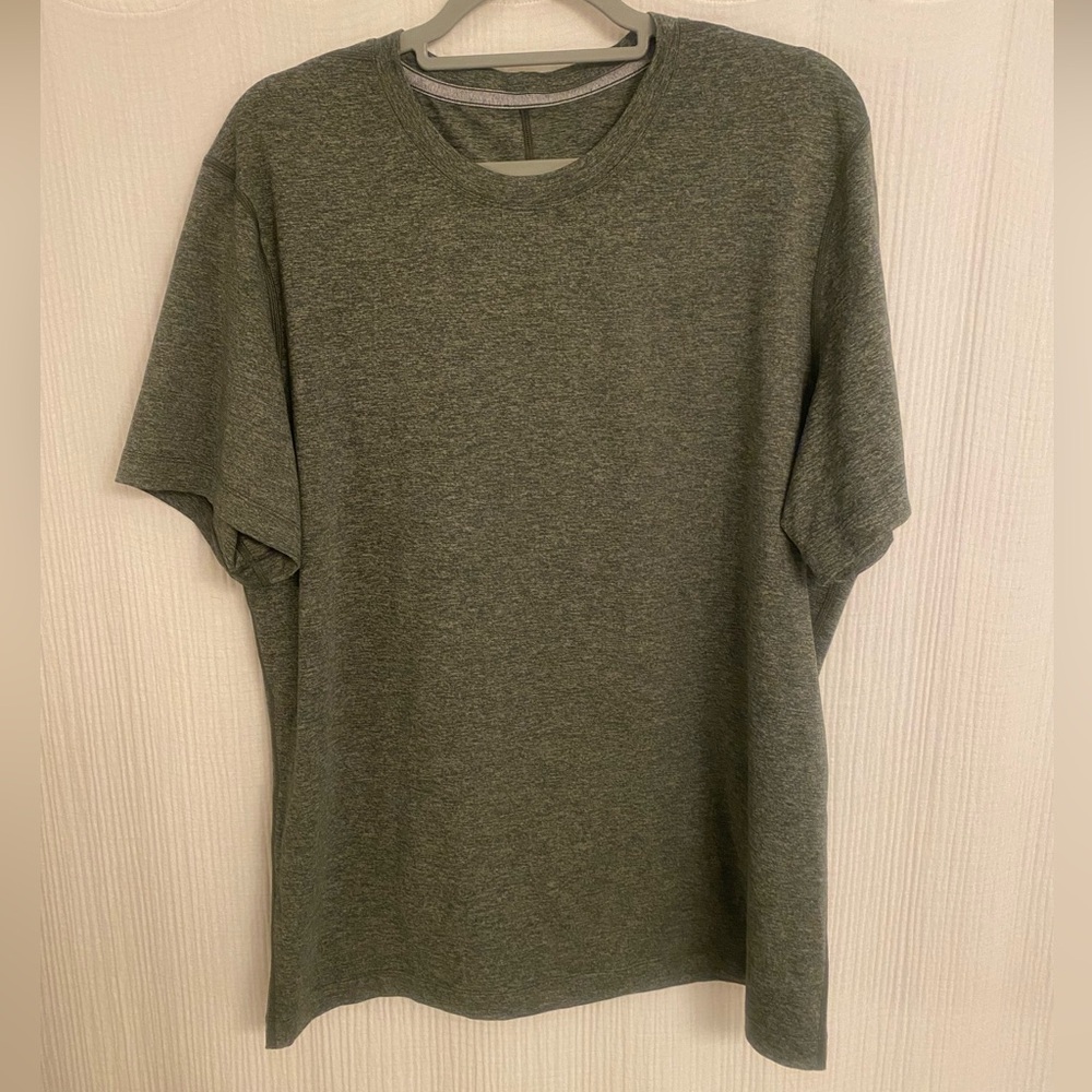 lululemon athletica Heather Green Men's Tee